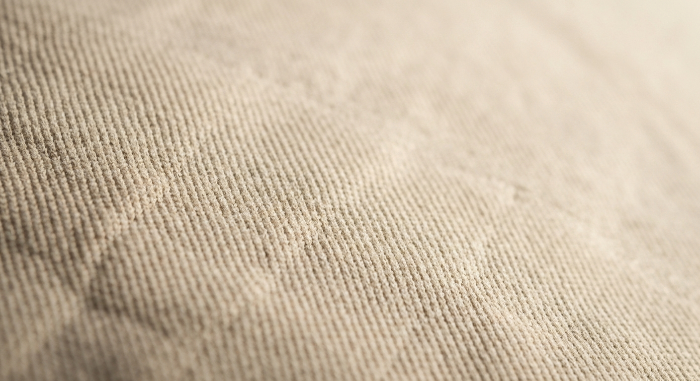 Macro du tissage coton biologique Tshirtora