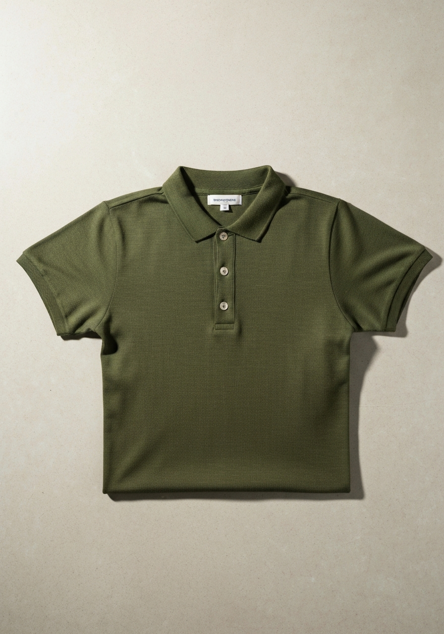 Standard 03 — polo piqué, étude de matière