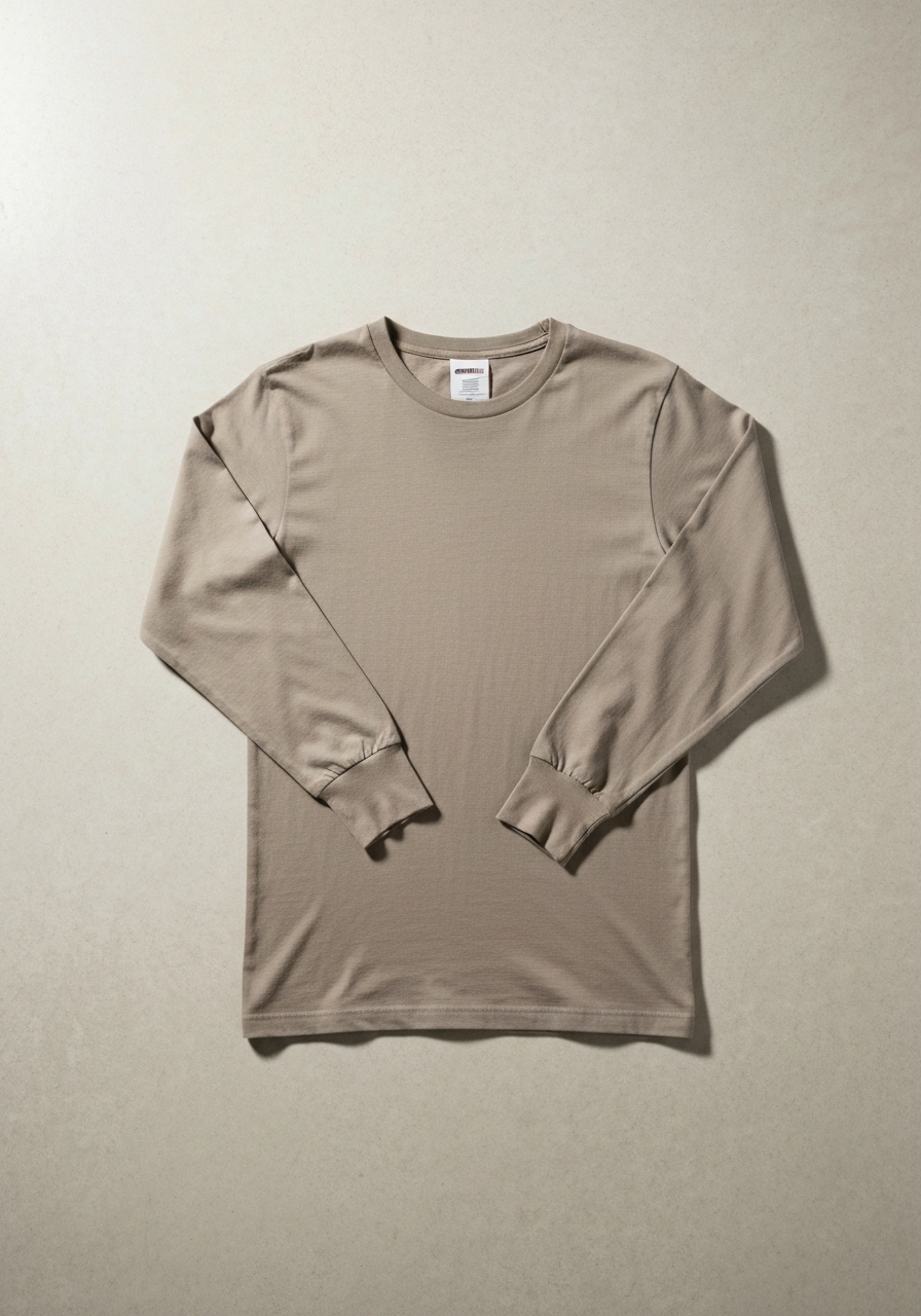 Standard 04 — t-shirt manches longues, étude de coupe