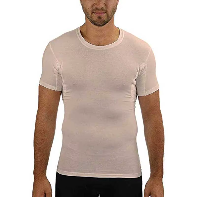 T-shirt léger anti-transpiration pour homme, système de superposition, pièges à la chaleur et à l'hu