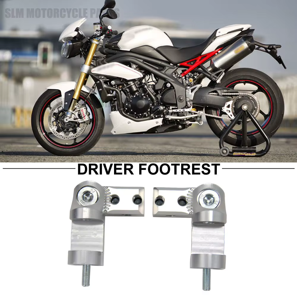 Repose-pieds de passager pour moto, Kit abaisseur pour vitesse Triple 1050 pour vitesse Triple 955i,