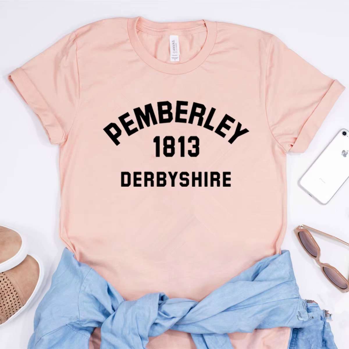 Jane Austen – T-Shirt pour les amoureux de livres, haut esthétique Vintage, fier et prévenant, pembl
