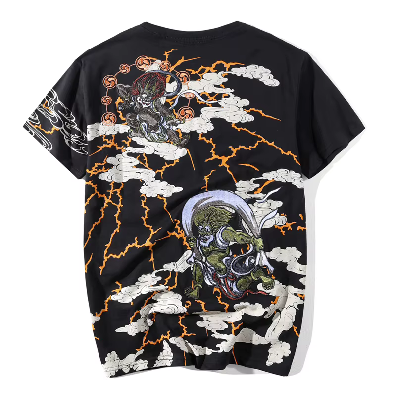 Supzoom Nouvelle Arrivée T-shirt Homme Broderie Tatouage Manches Courtes Ample Décontracté Grande Ta