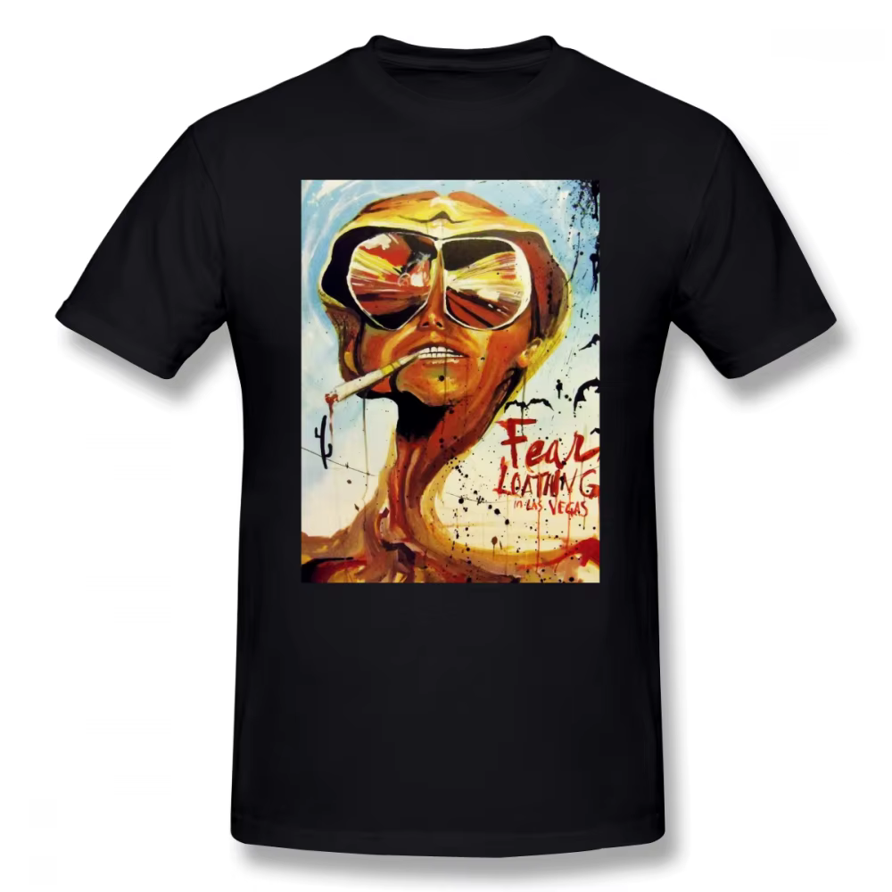 Peur Et le Dégoût À Las Vegas T-Shirt Parano À Las Vegas T-Shirt Surdimensionné Streetwear T-Shirt E