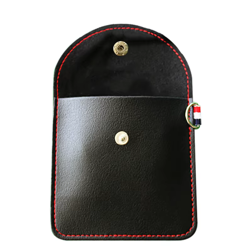 EARDECO – Mini étui rigide noir pour écouteurs, pochette pour écouteurs portables, sac de rangement 