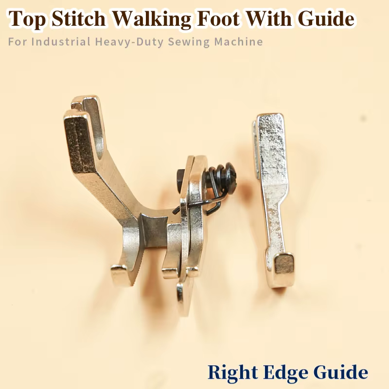Pied de marche pour Machine à coudre industrielle, Guide de bord droit/gauche, accessoires U192 U193
