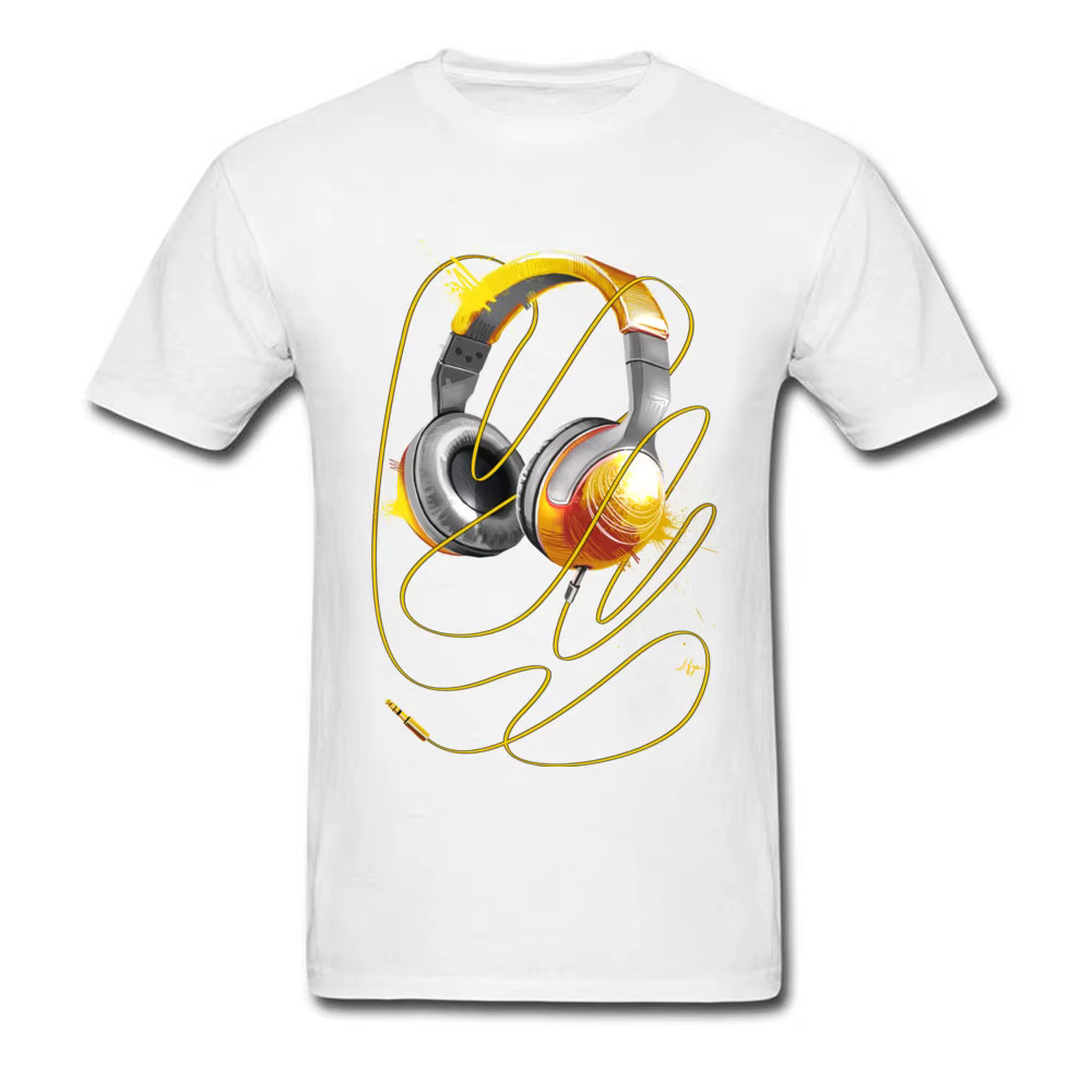 T-Shirt Manches Courtes pour Homme, 100% Coton, Style Hip Hop, brev, Musique, Tourne-moi, Soleil Lib