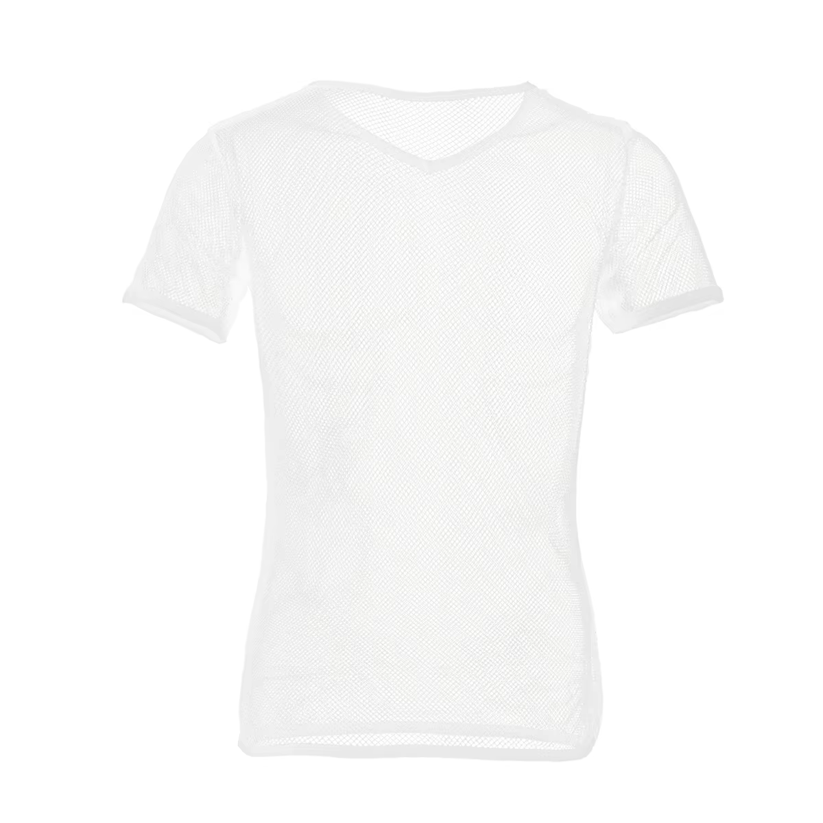 Sexy homme hommes maille voir à travers Clubwear débardeur T-Shirt mode Sexy maille T-shirt gymnasti