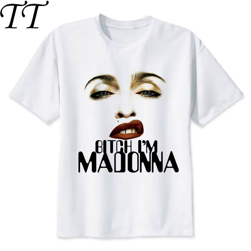 T-shirt à col rond pour homme, blanc, à la mode, M8127