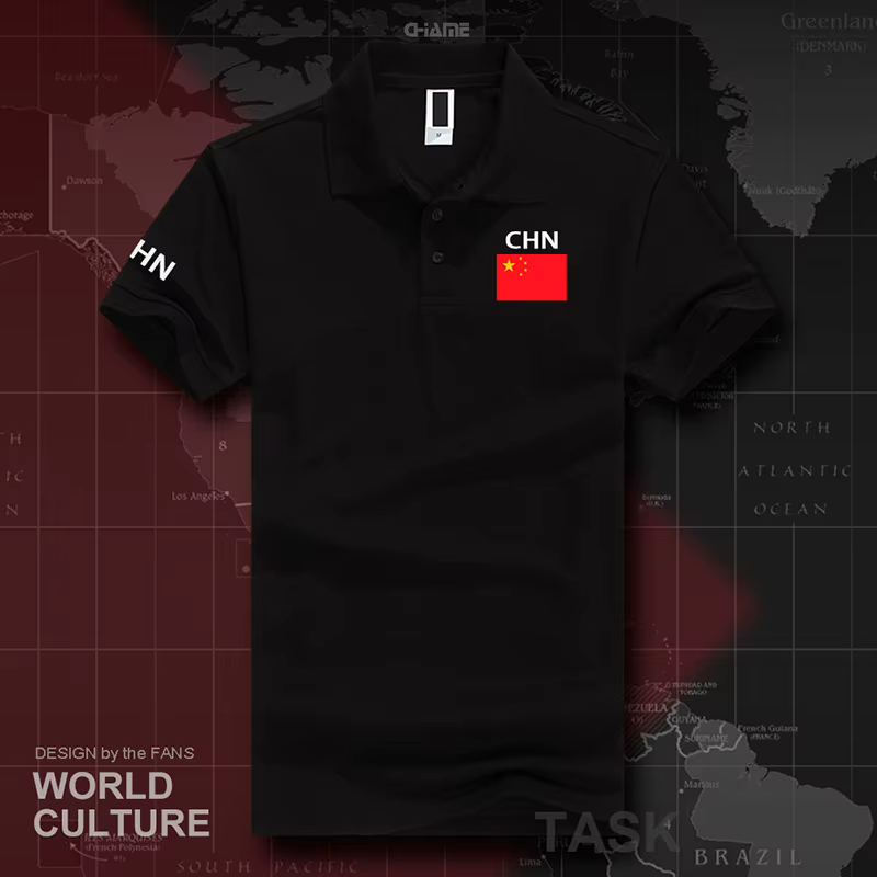 Polos à manches courtes pour hommes, Hong Kong, 14-Kong, Chine, Marques blanches imprimées pour le p