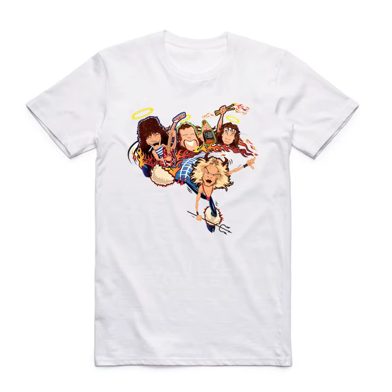 2019 hommes femmes imprimer Van Halen bande mode blanc T-shirt été col rond manches courtes T-shirt