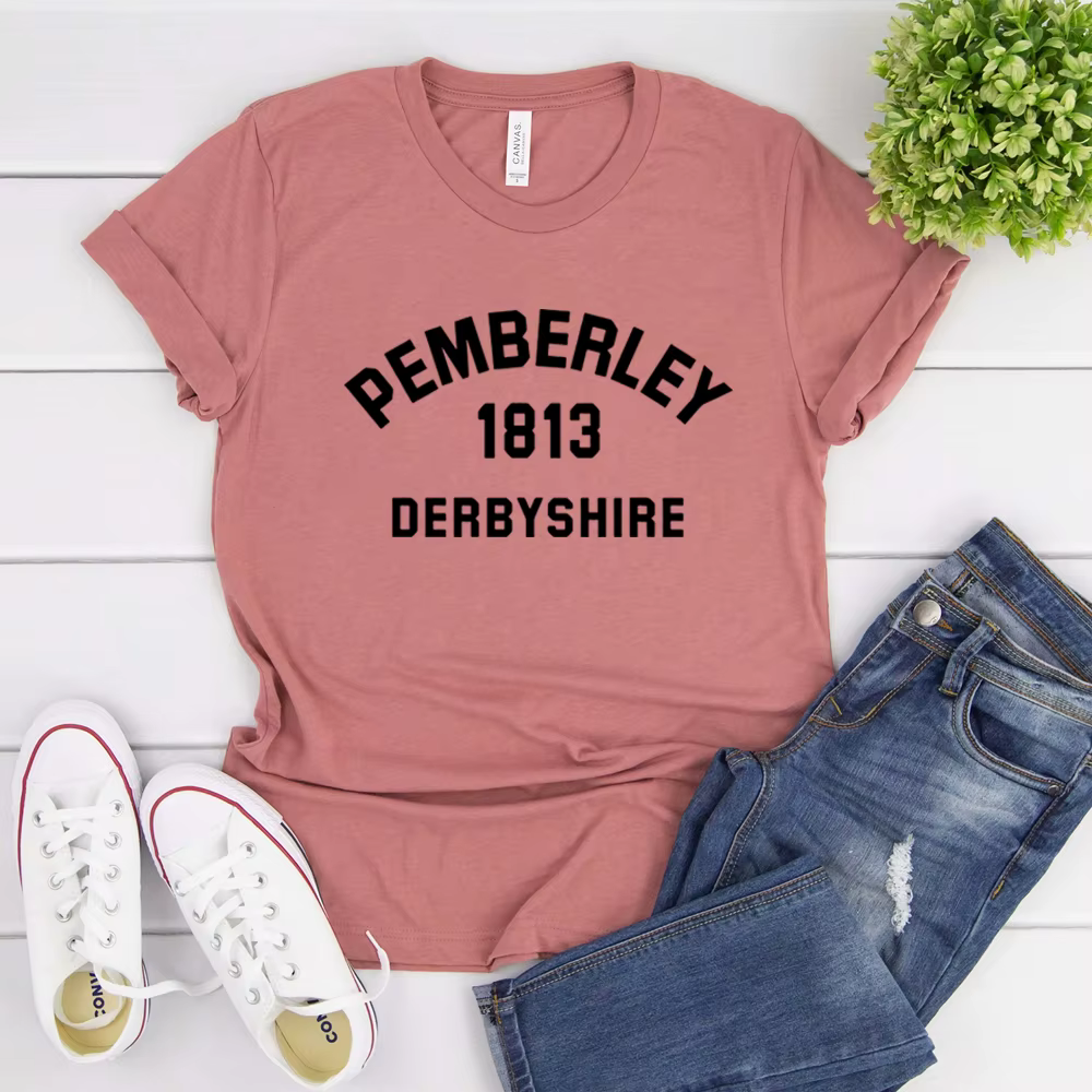 Jane Austen – T-Shirt pour les amoureux de livres, haut esthétique Vintage, fier et prévenant, pembl