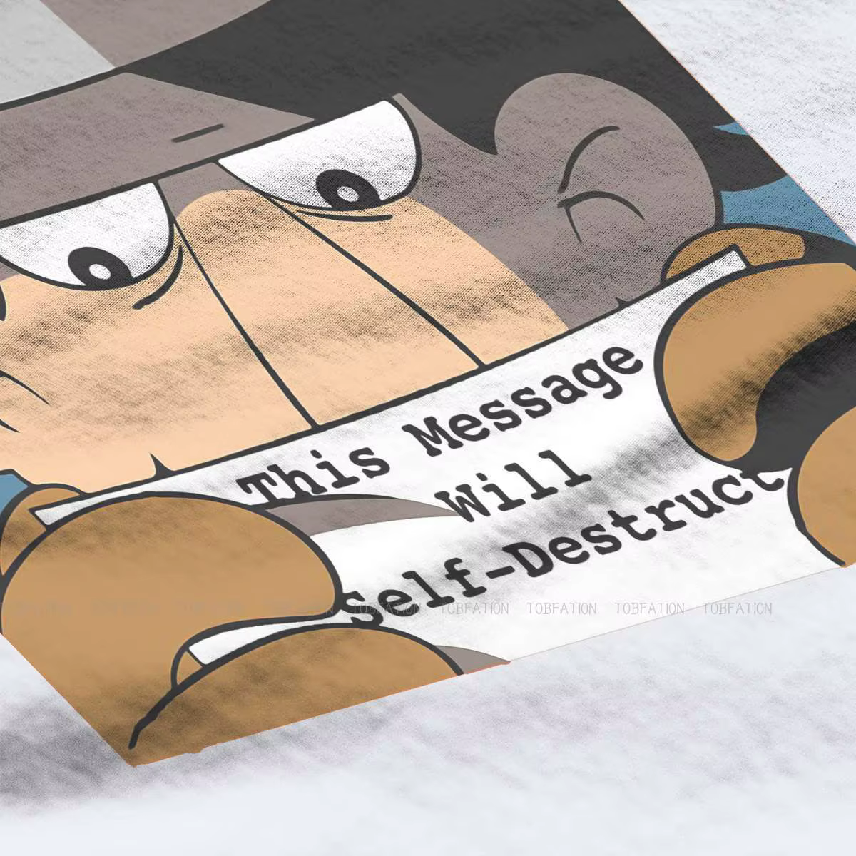 Wowzers Self DeBuckle T Message T-shirt pour femme, Inspector Gadget, détectée y Brain, Dr Claw, TV