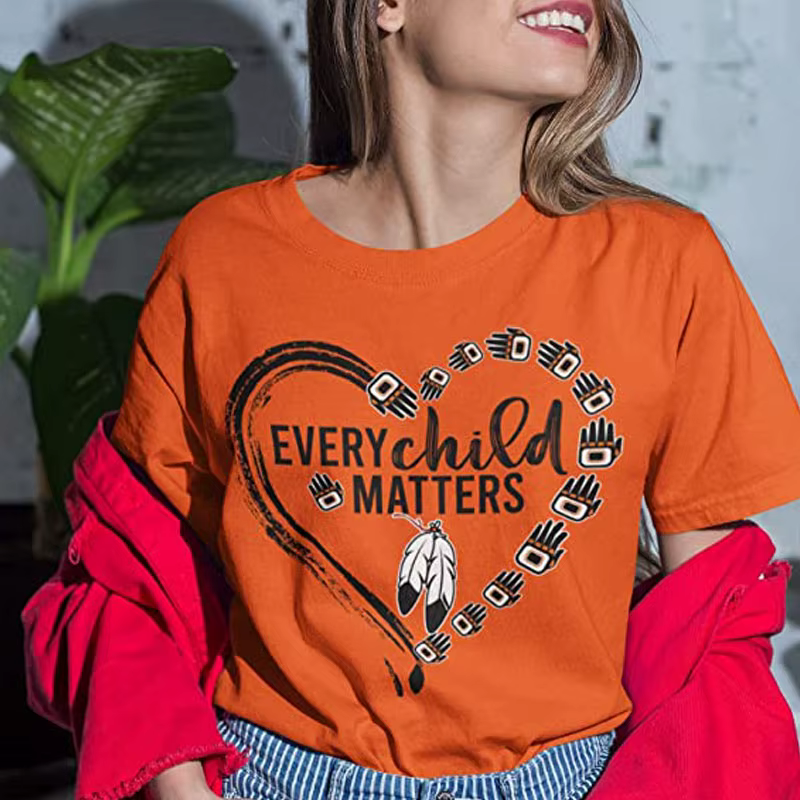 T-shirt «Every Child Matters» pour hommes et femmes, chemises de jour orange, vêtements graphiques, 
