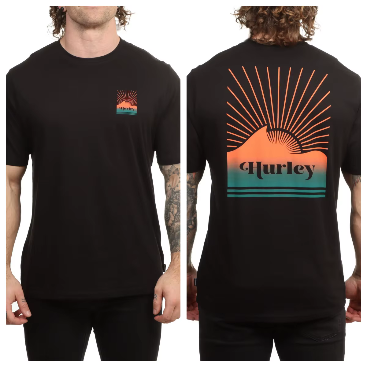 T-shirt de marque rétro Hy Surfing, adapté aux sorties à la plage, style unisexe haut de gamme, pour