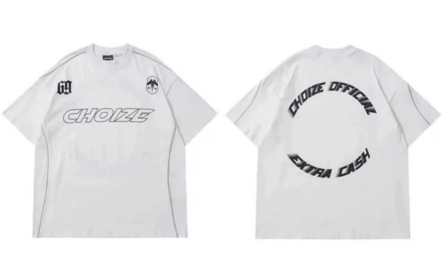 T-shirt col rond pour hommes, respirant et confortable, avec lettres imprimées, haut de photographie