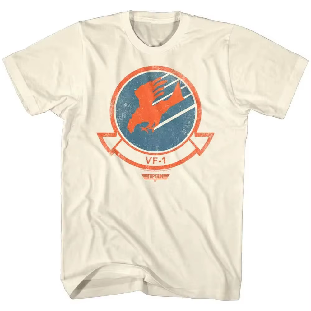 T-shirt unisexe en coton 100% avec graphiques du film Top Gun 40ème anniversaire, T-shirt décontract