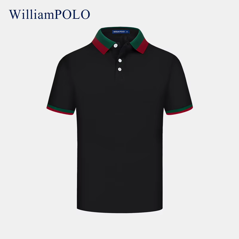 WilliamPOLO – Polo de Sport haut de gamme pour hommes, sensation de fraîcheur, sans fer, antibactéri