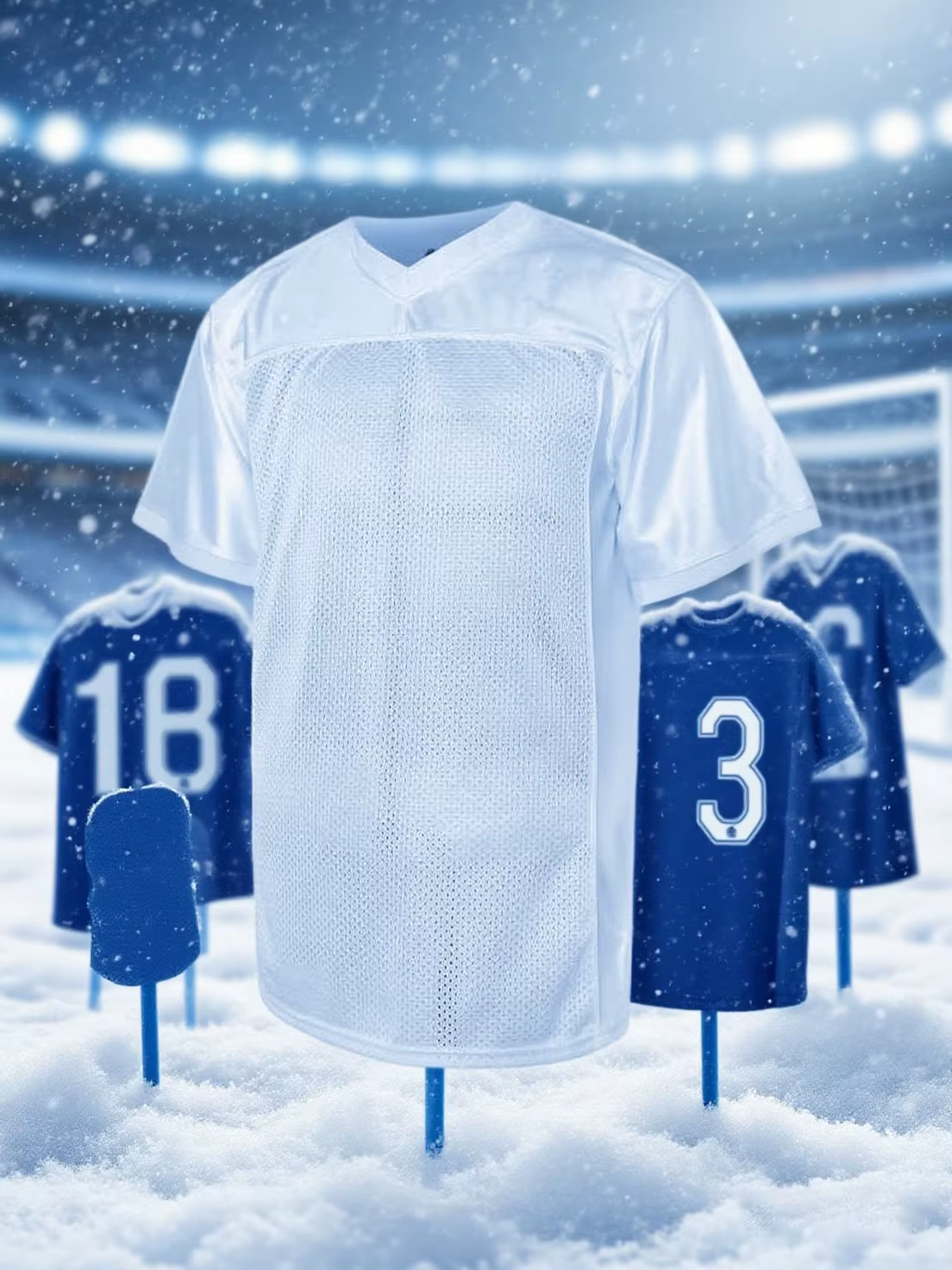 T-shirt d'entraînement de football personnalisé à séchage rapide, nom personnalisé, numéro d'escouad