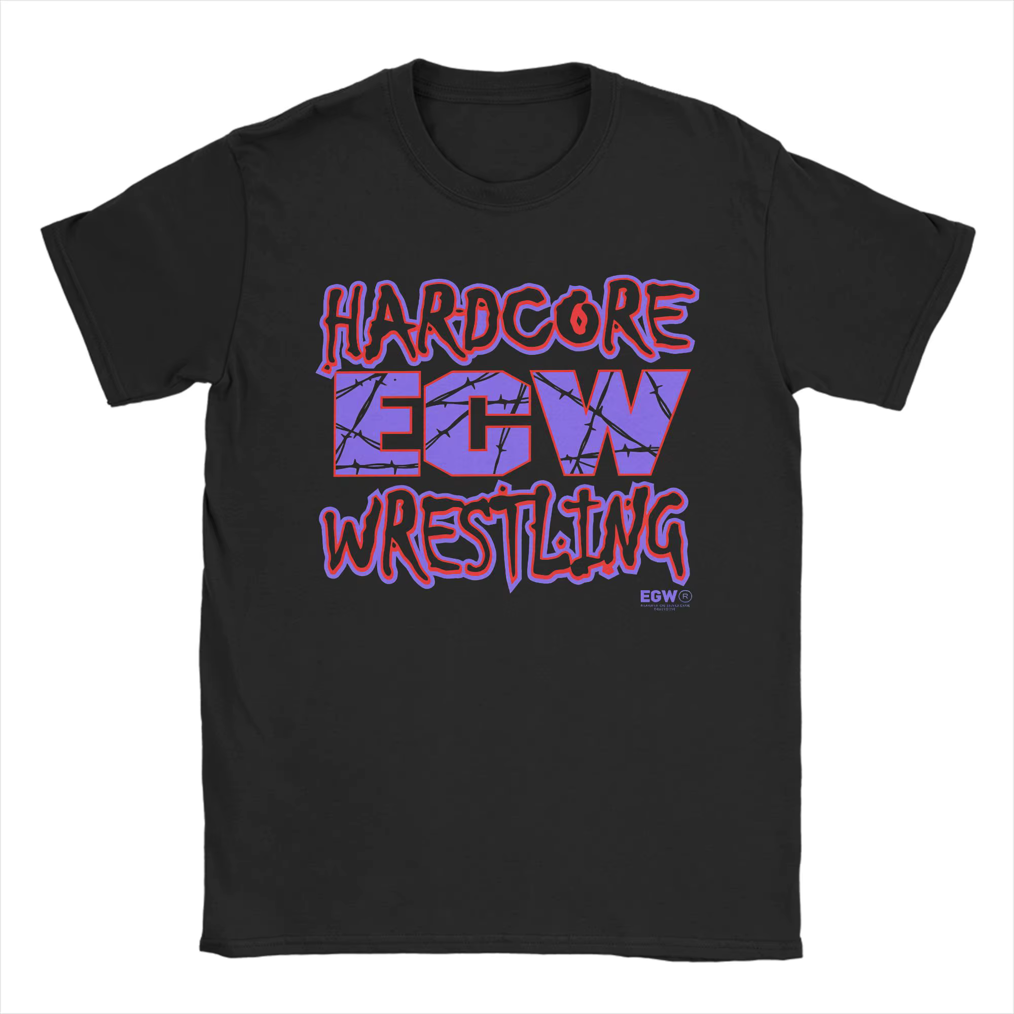 Ecw – t-shirt en coton pour hommes, style Hardcore Wrestling, rétro Y2K, confortable, à la mode, sur
