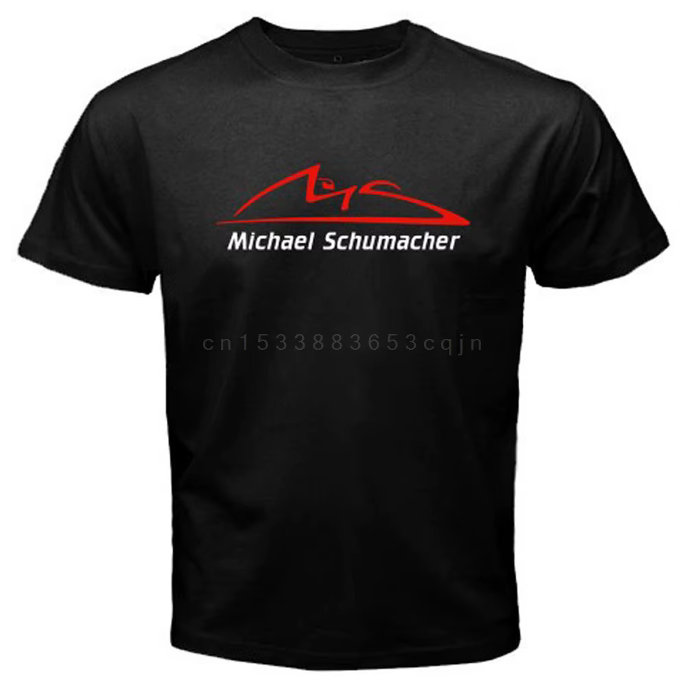 Nouveau Michael Schumacher Logo Schumi Racinger Legend T-shirt noir homme Taille S-5xl Tee Shirts Ca