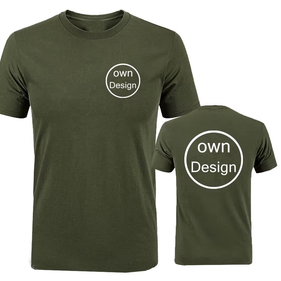 T-Shirt de loisirs imprimé personnalisé, bricolage de votre propre conception comme une Photo ou un