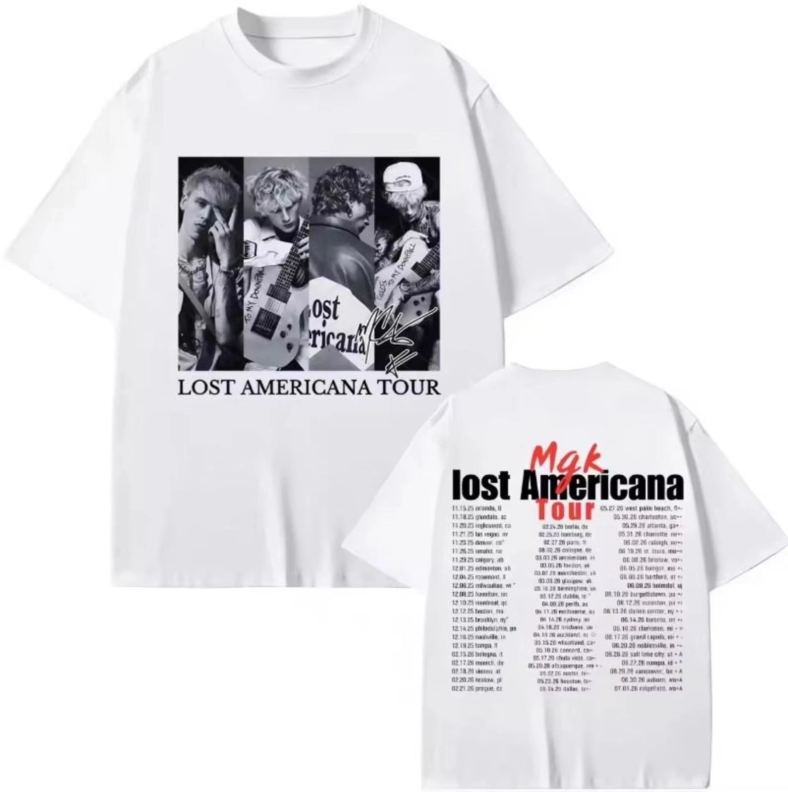 T-shirt unisexe en coton pour hommes et femmes, style Y2K, décontracté et populaire, inspiré du merc