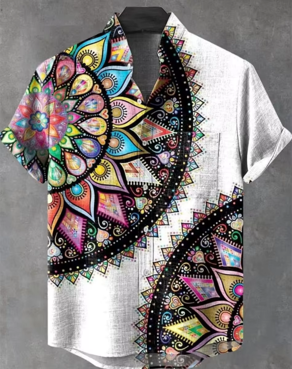 T-shirts à la mode avec motifs, vêtements à manches courtes, hauts imprimés, chemises hawaïennes en 
