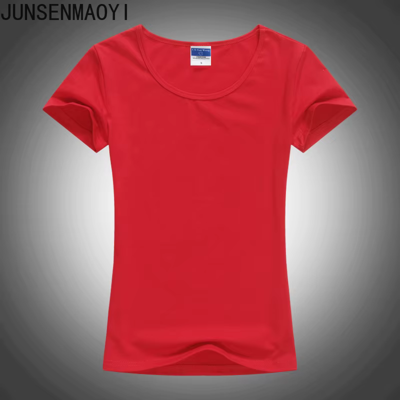 T-shirt Slim Sexy Personnalisé avec Impression de Votre Photo ou de Votre Logo pour Femmes, T-shirt 