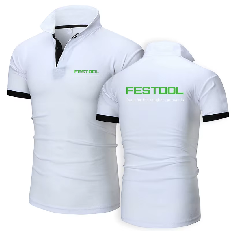 Festool 2025 été nouveau Polo à manches courtes pour hommes nouveau Type de rue décontracté ample mo