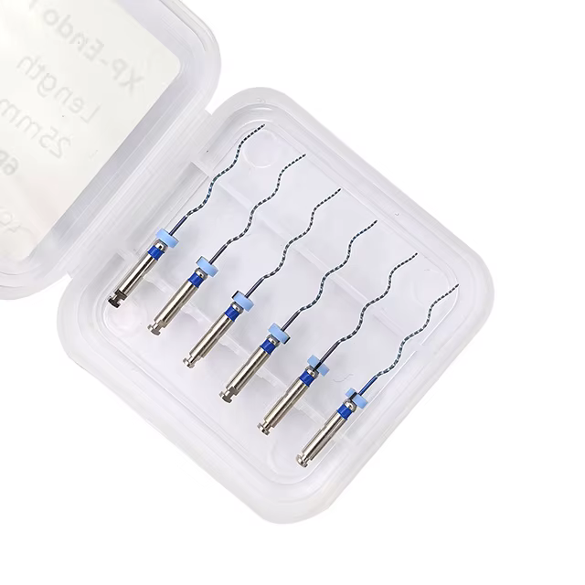 Dental XP Finisher Endo 25 #   30 #   Limes endodontiques 25 mm bleues à activation thermique, lot d