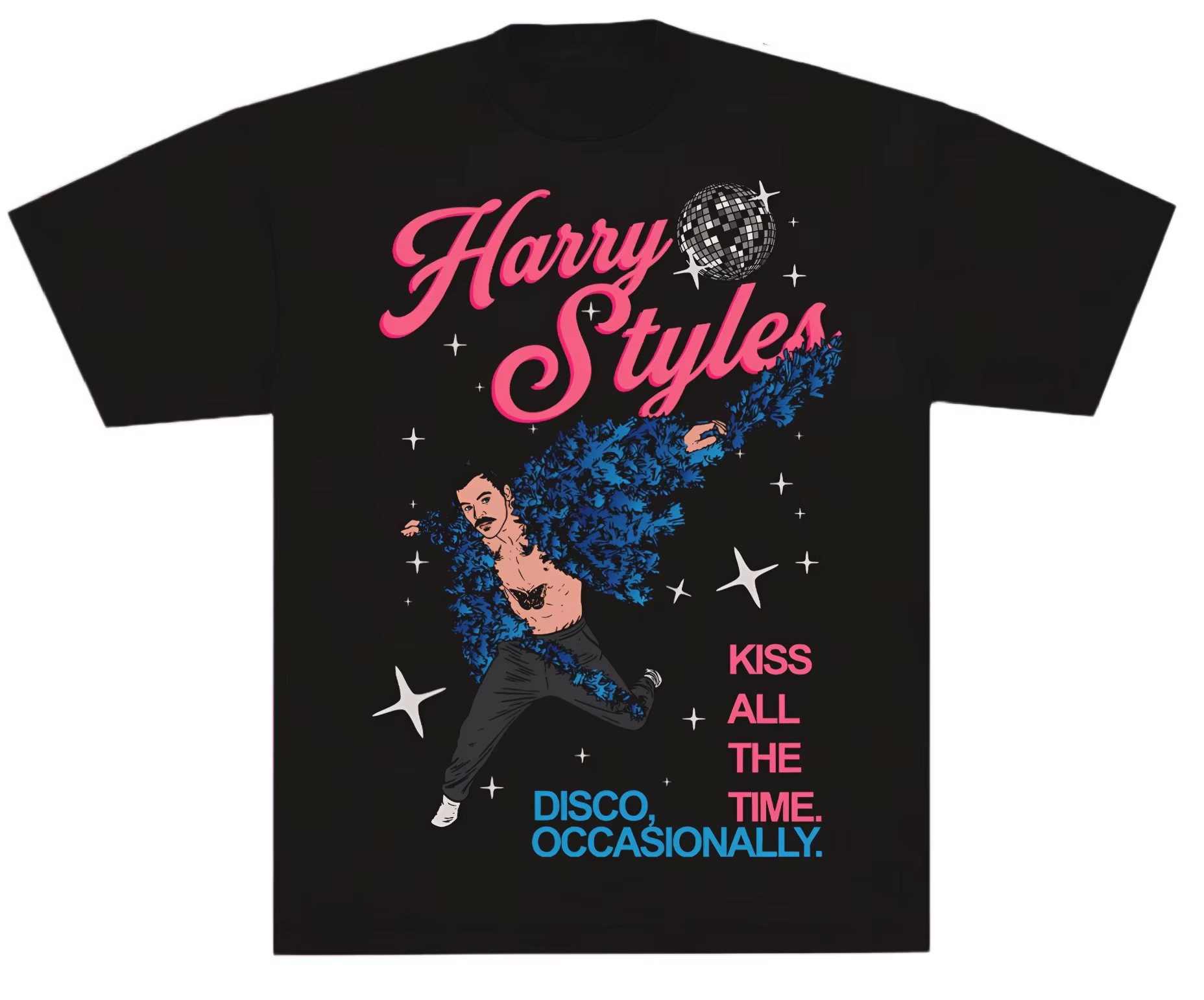 Harry Styles Together, Together Tour 2026 Kiss Disco Nouveau t-shirt 100% coton unisexe pour hommes 