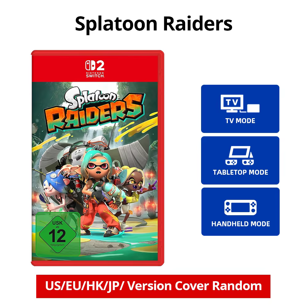 Offres de jeux Nintendo Switch 2 - Splatoon Raiders - Jeux d'aventure, d'action et de rôle (RPG) - É