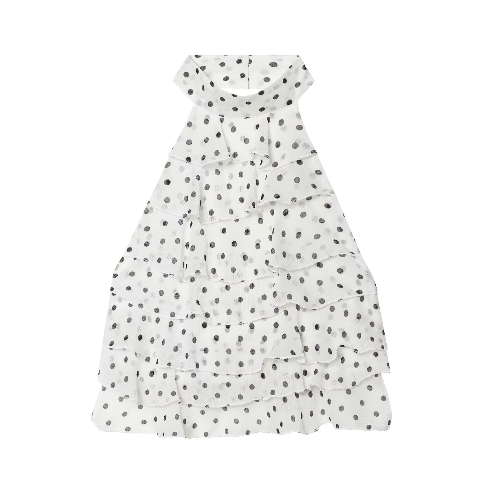Haut sexy et élégant en georgette à col halter pour femme, collection été 2026, style urbain tendanc