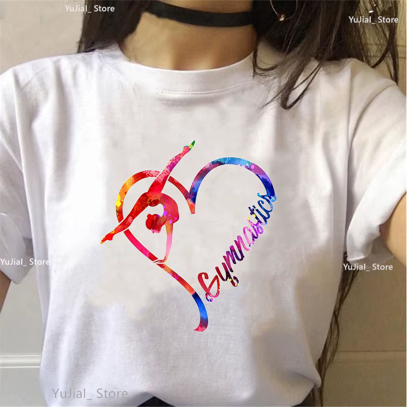 T-shirt imprimé de volley-ball d'interconnexion d'amour pour les femmes, t-shirt TriDuvet pour les f