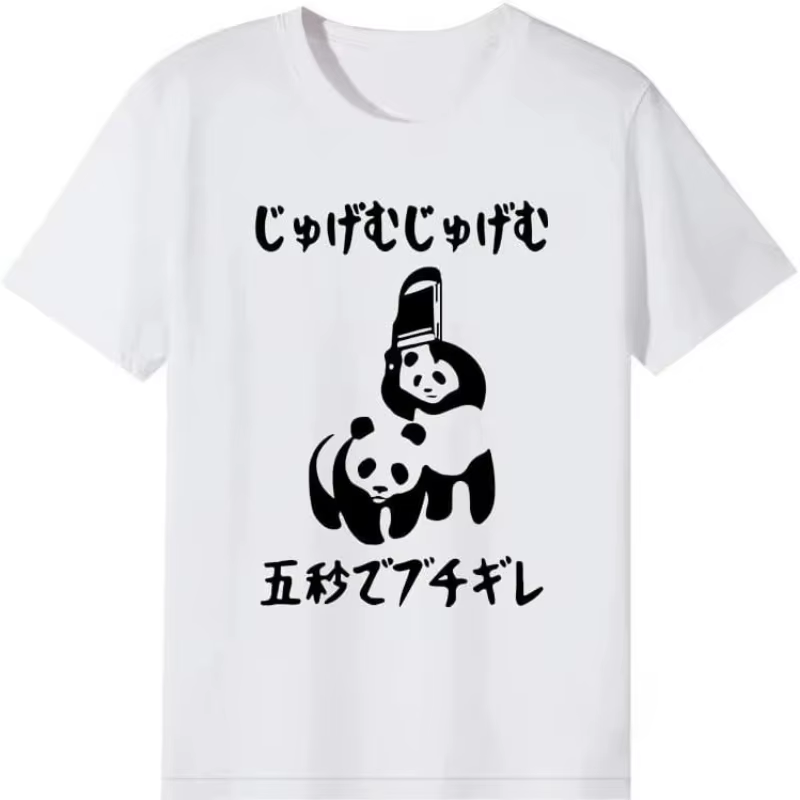 T-shirt à motif panda, « En cinq secondes, je vais appliquer la pression ! » T-shirt drôle, T-shirt