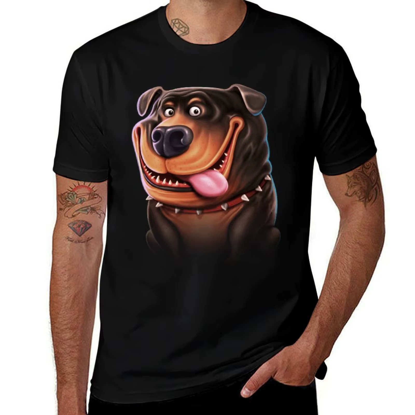 Dog House Slot (chien) T-Shirt vêtements vintage homme T-Shirt de luxe T-Shirt fruit du métier à tis