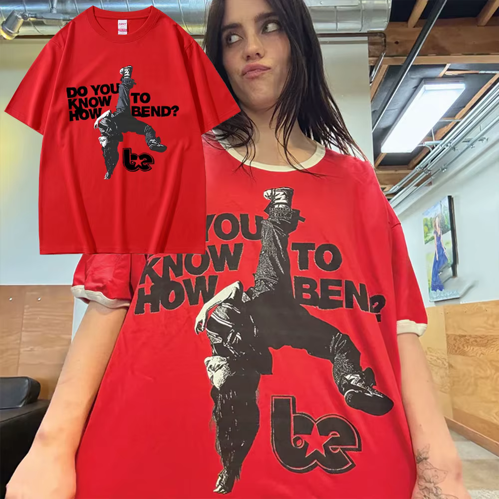 Frappé-moi dur et doux vous savez pour comment plier le même Style imprimé T-shirts hommes femmes mo