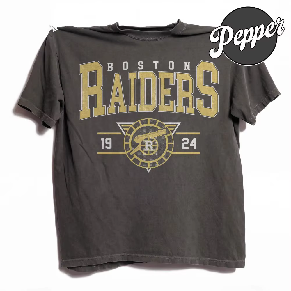 T-shirt rétro des années 90 des Boston Raiders Heated Rivality, t-shirt d'été ample et respirant pou