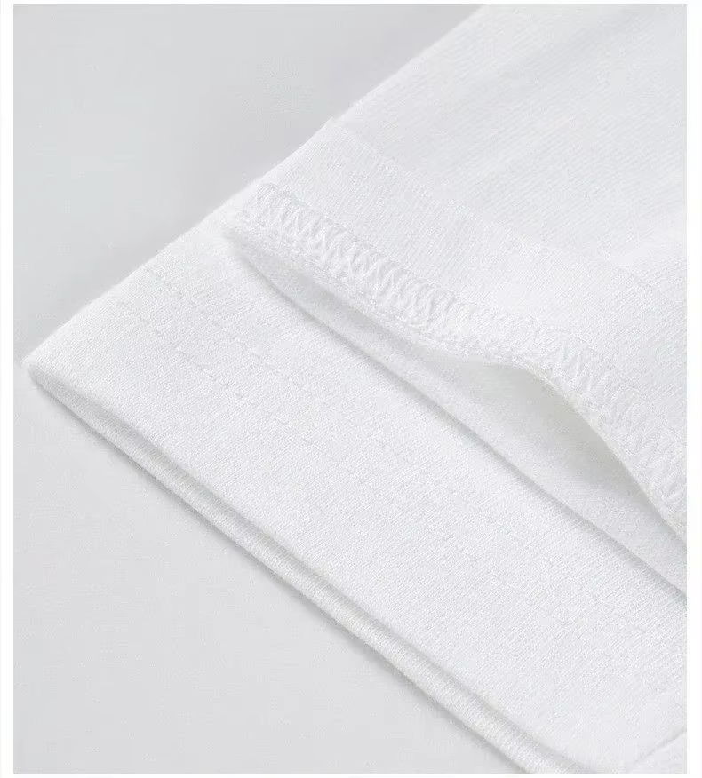 T-shirt unisexe en coton à manches courtes imprimé lettres, tendance mode été 2026, marque de luxe