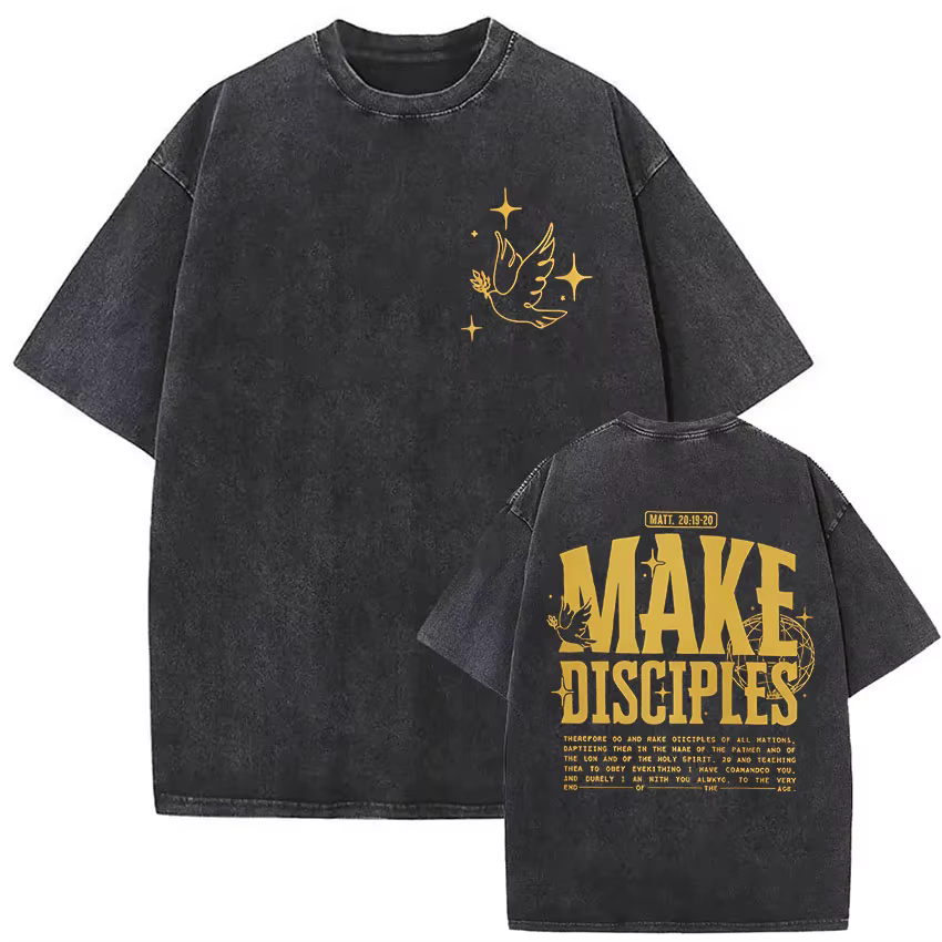 T-shirt vintage lavé pour homme « Enfant de Dieu Chrétien », vêtement Jésus, T-shirt à manches court