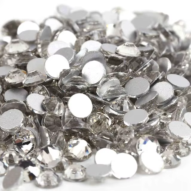 Strass en cristal de qualité supérieure SS3~SS30 AAAAA, non thermocollants, pour nail art, strass en