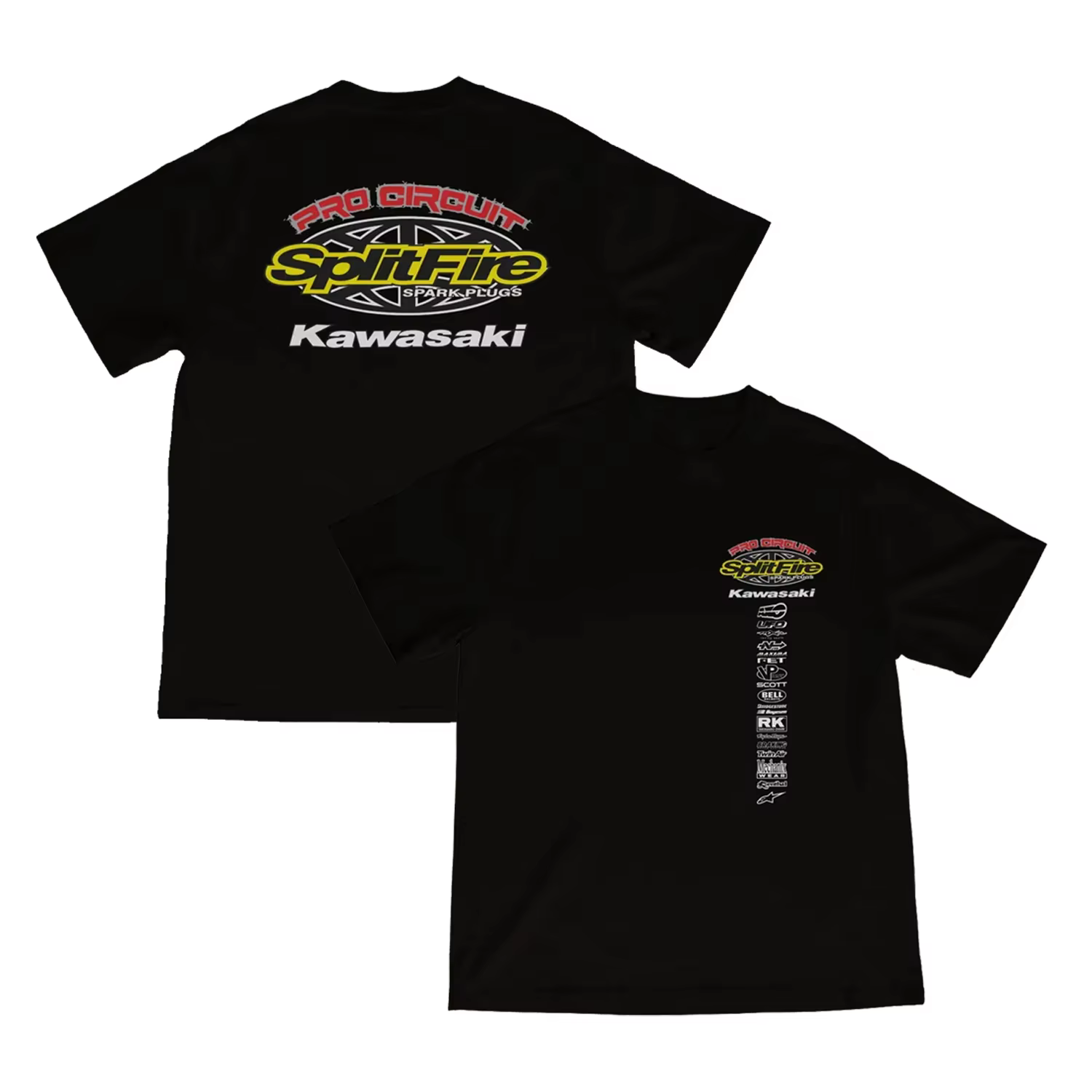 T-shirt moto Kawasaki très populaire – Nouveautés été 2026 – Maillot de moto pour entraînement en ex