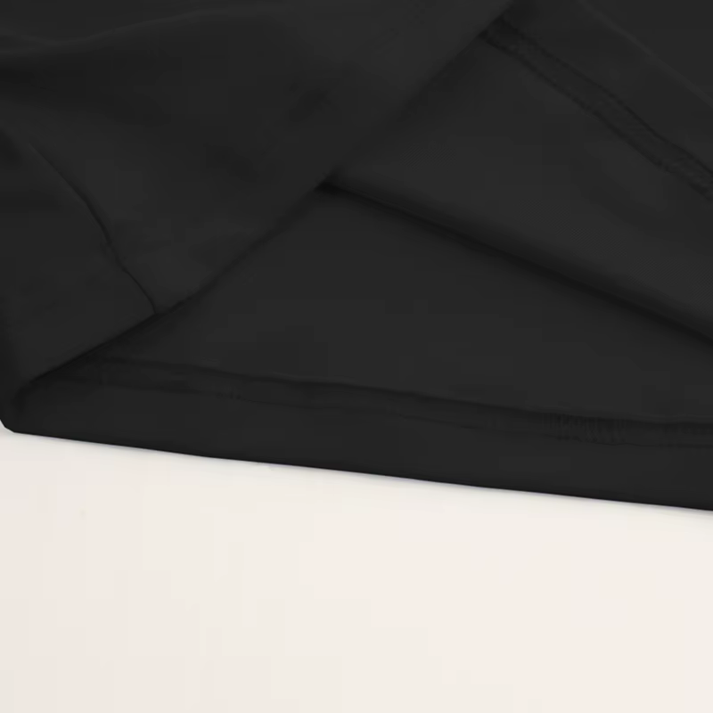 Femme vêtements à manches longues T-shirt coupe ajustée hauts femme col rond tricoté près du corps T