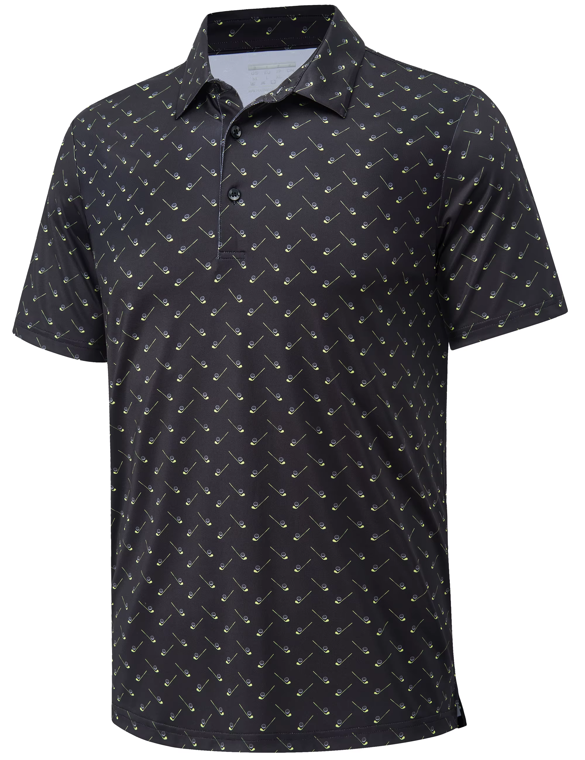 Chemises polo pour hommes TACVASEN, décontractées, à manches courtes, imprimées, à col, performantes