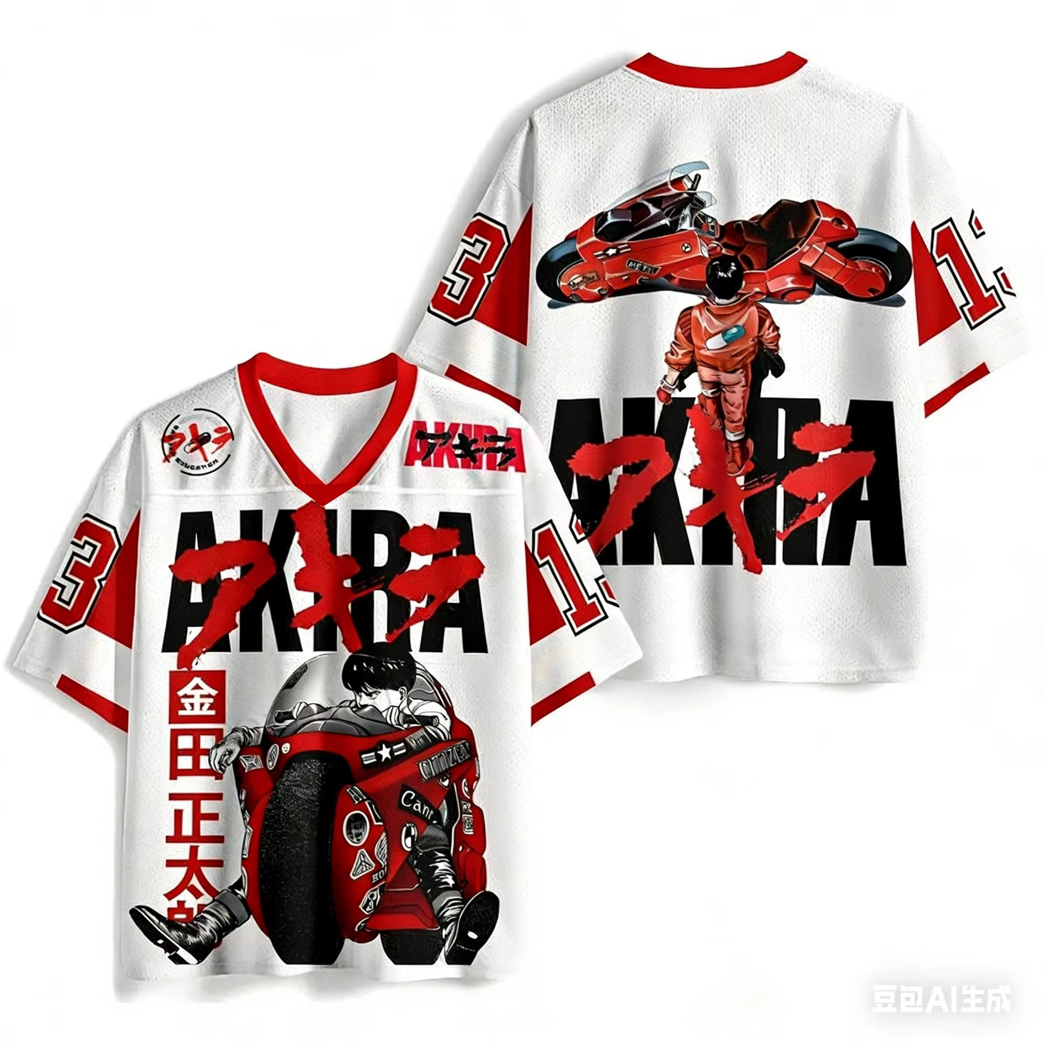 T-shirt de sport et de fitness Akira imprimé en 3D, nouvelle collection été 2026, tendance, style hi