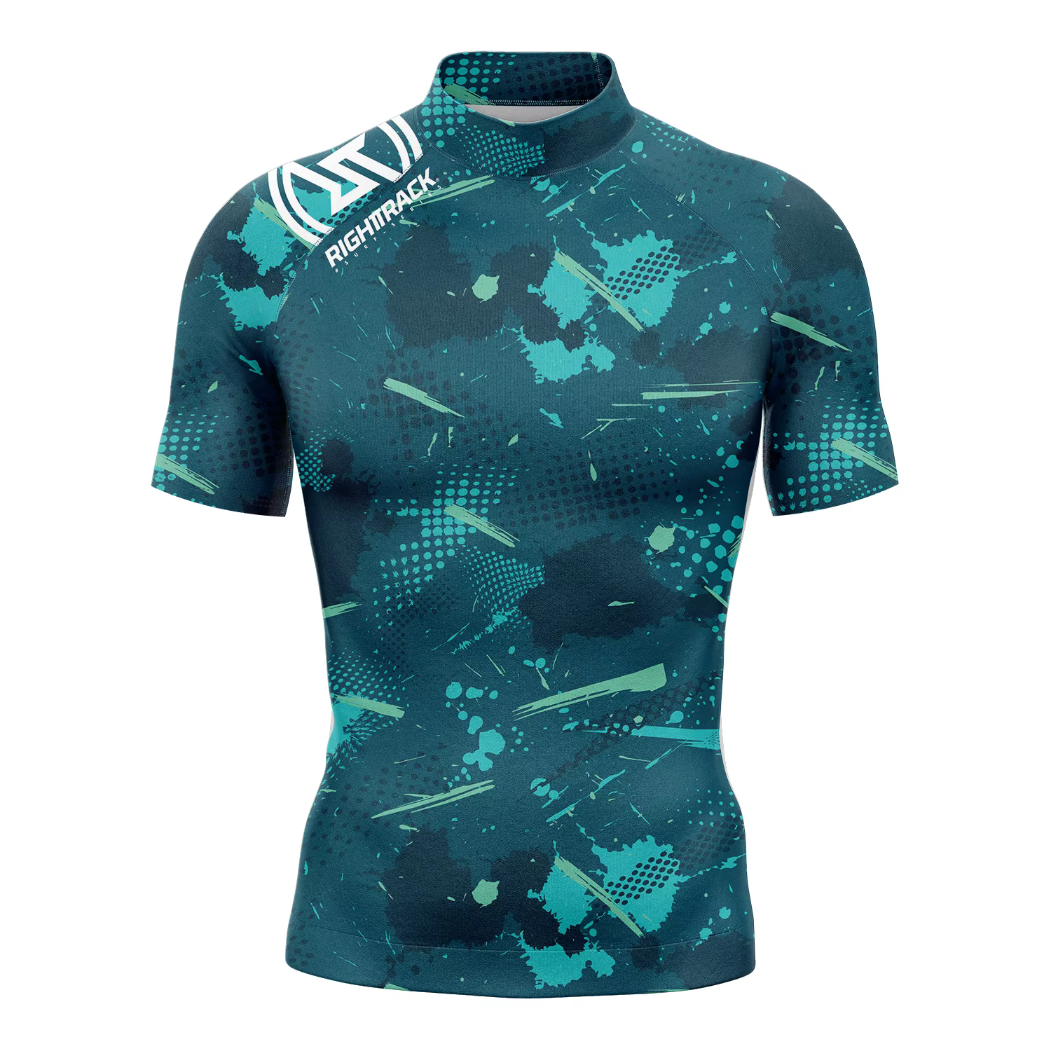Nouveaux hommes à manches courtes régulier Surf chemise de soleil Surf T-Shirts plage crème solaire 