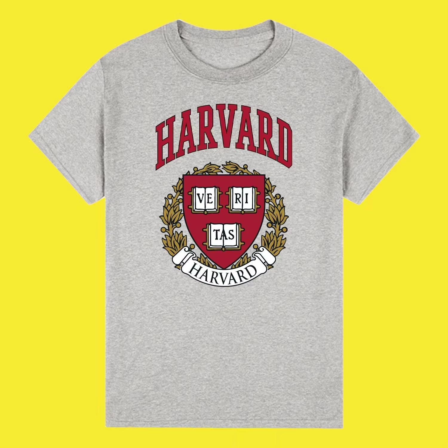 Harvard University - The Drama - Zendaya T-shirt unisexe de style masculin, col rond, en coton, manc