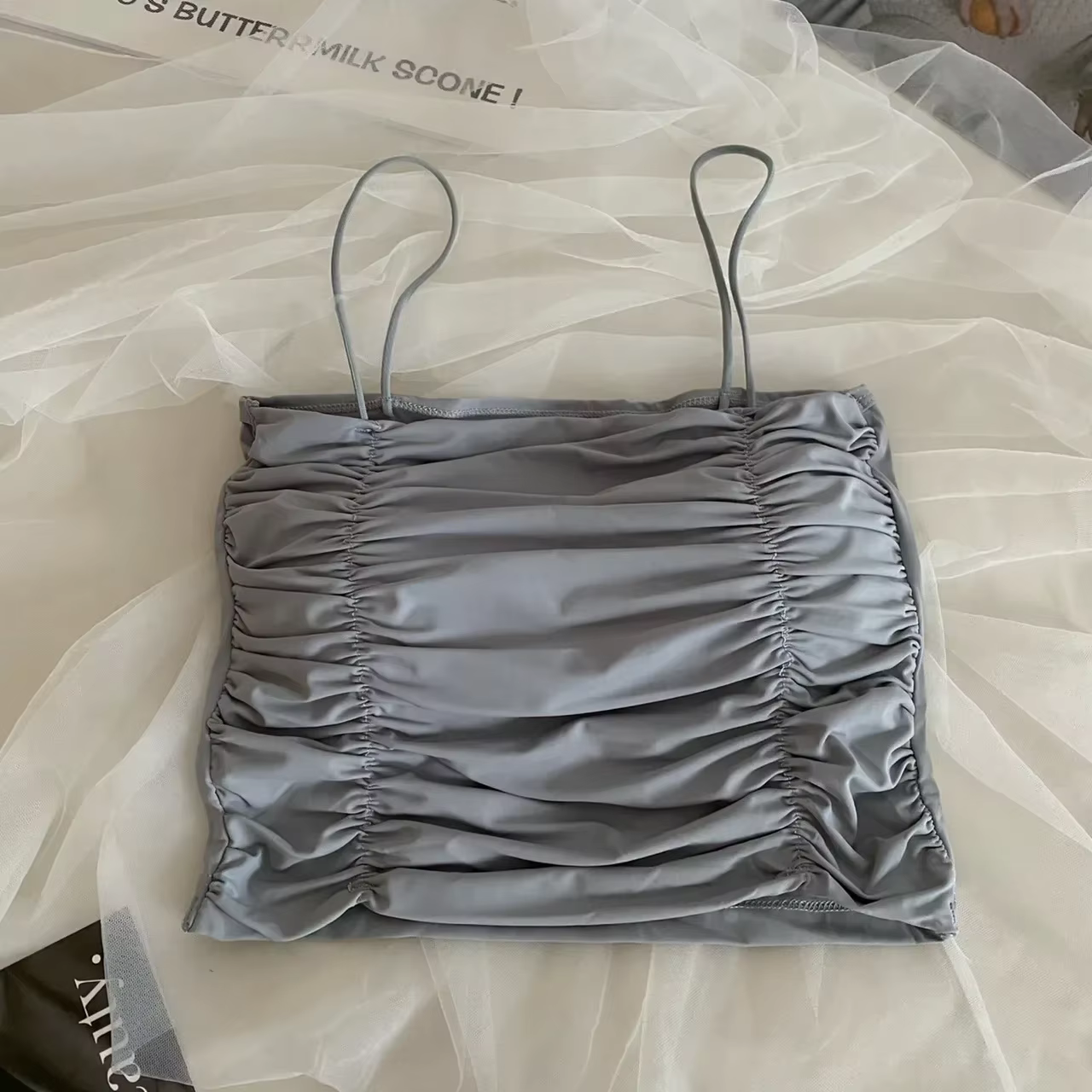 Haut court et sexy pour femmes, sous-vêtements féminins, lingerie féminine, caraco d'été