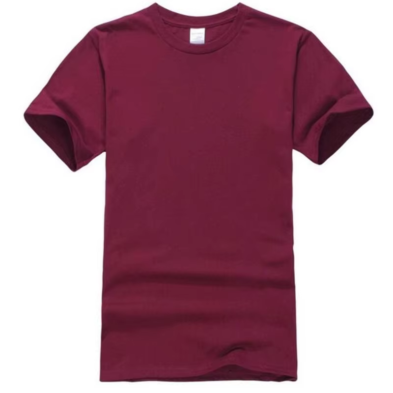 Été 100% coton T-Shirts hommes décontracté à manches courtes solide coton col rond doux T-Shirts bas